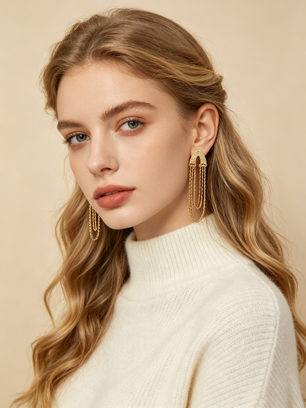 LE-7933GP Wholesale Earring | OEM ODM Custom Fashion Jewelry Manufacturer