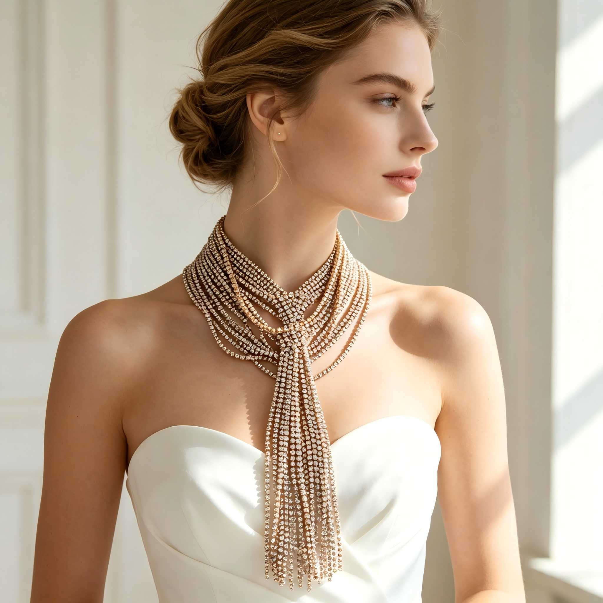 Custom Statement Crystal Necklace | Wholesale Jewelry Manufacturer