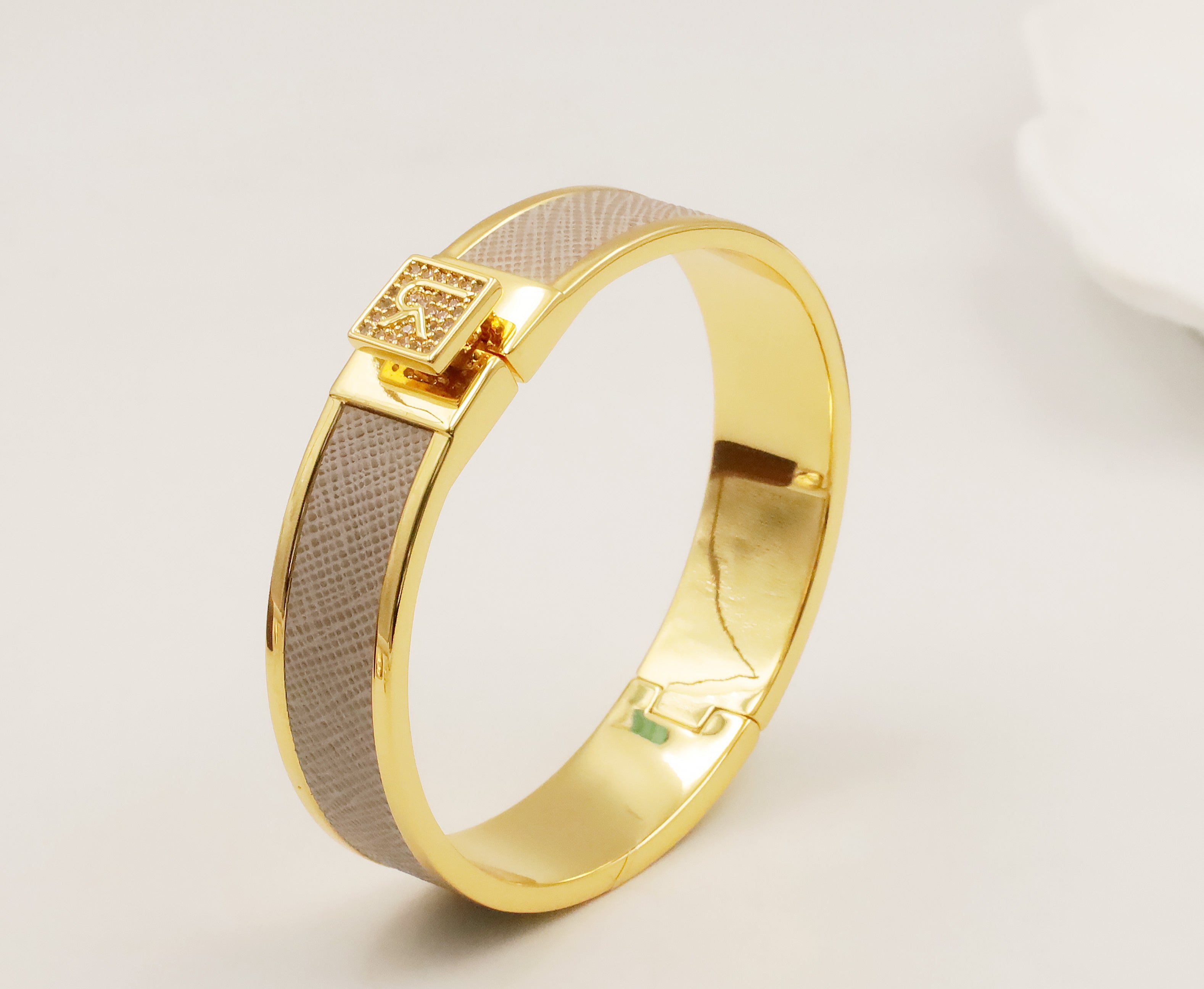 Wholesale Leather Gold Plated Bangle Bracelet - OEM ODM Fashion Jewelry Factory Direct
