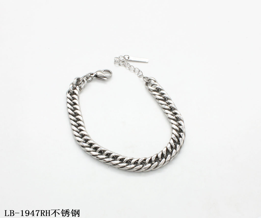 Flat Woven Double-Row Adjustable Stainless Steel Minimalist Unisex Bracelet | Factory Direct Wholesale