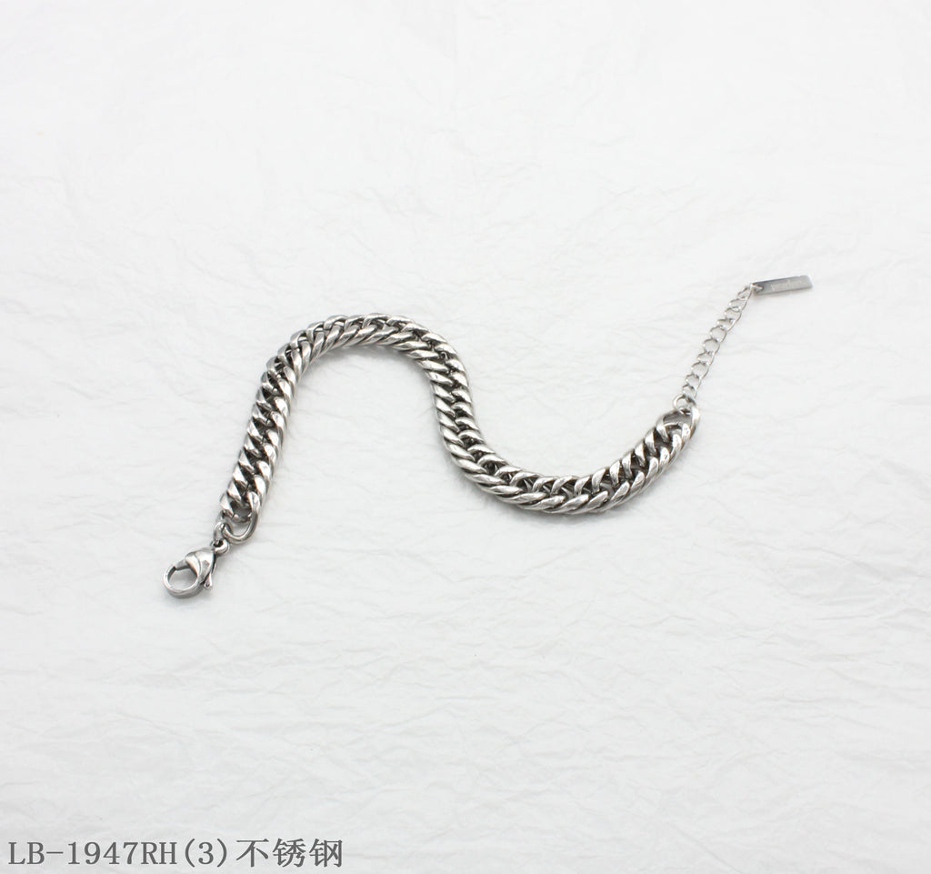 Flat Woven Double-Row Adjustable Stainless Steel Minimalist Unisex Bracelet | Factory Direct Wholesale