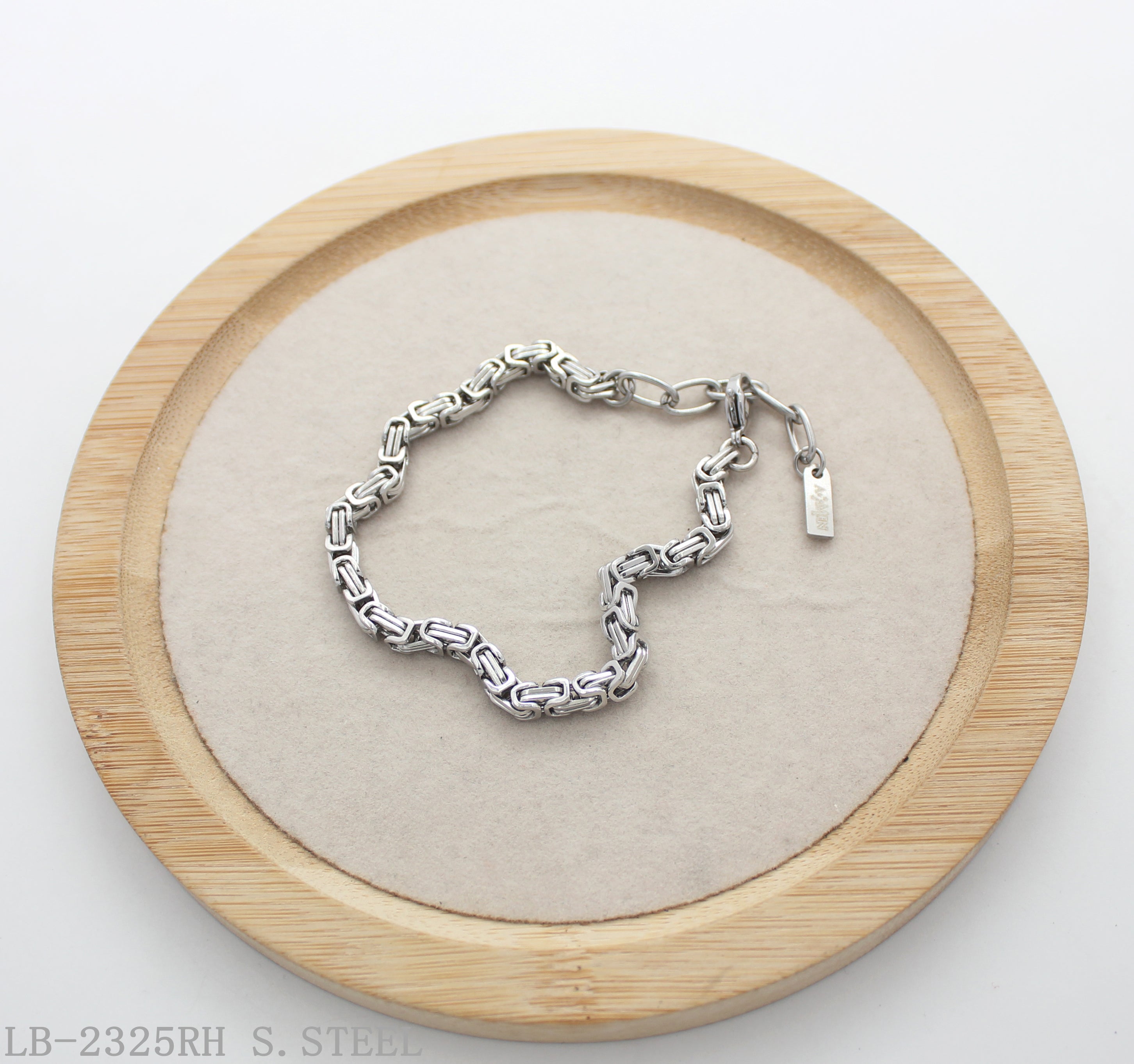 Intricate Byzantine Emperor Link Adjustable Stainless Steel Vintage Statement Bracelet | Factory Direct Wholesale
