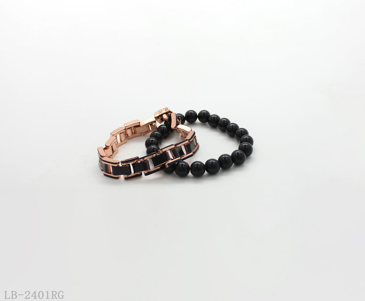 Acrylic Beaded Phone Charm with Zinc Alloy Tassel Pendant | Imitation Rose Gold Plated OEM ODM Wholesale Fashion Accessory