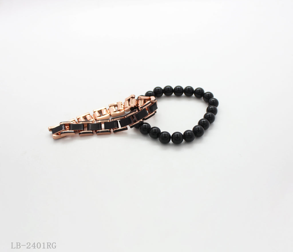 Acrylic Beaded Phone Charm with Zinc Alloy Tassel Pendant | Imitation Rose Gold Plated OEM ODM Wholesale Fashion Accessory