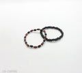 CCB Beaded Bracelet with Wooden Beads for Women | Imitation Rhodium Plated OEM ODM Wholesale Fashion Jewelry