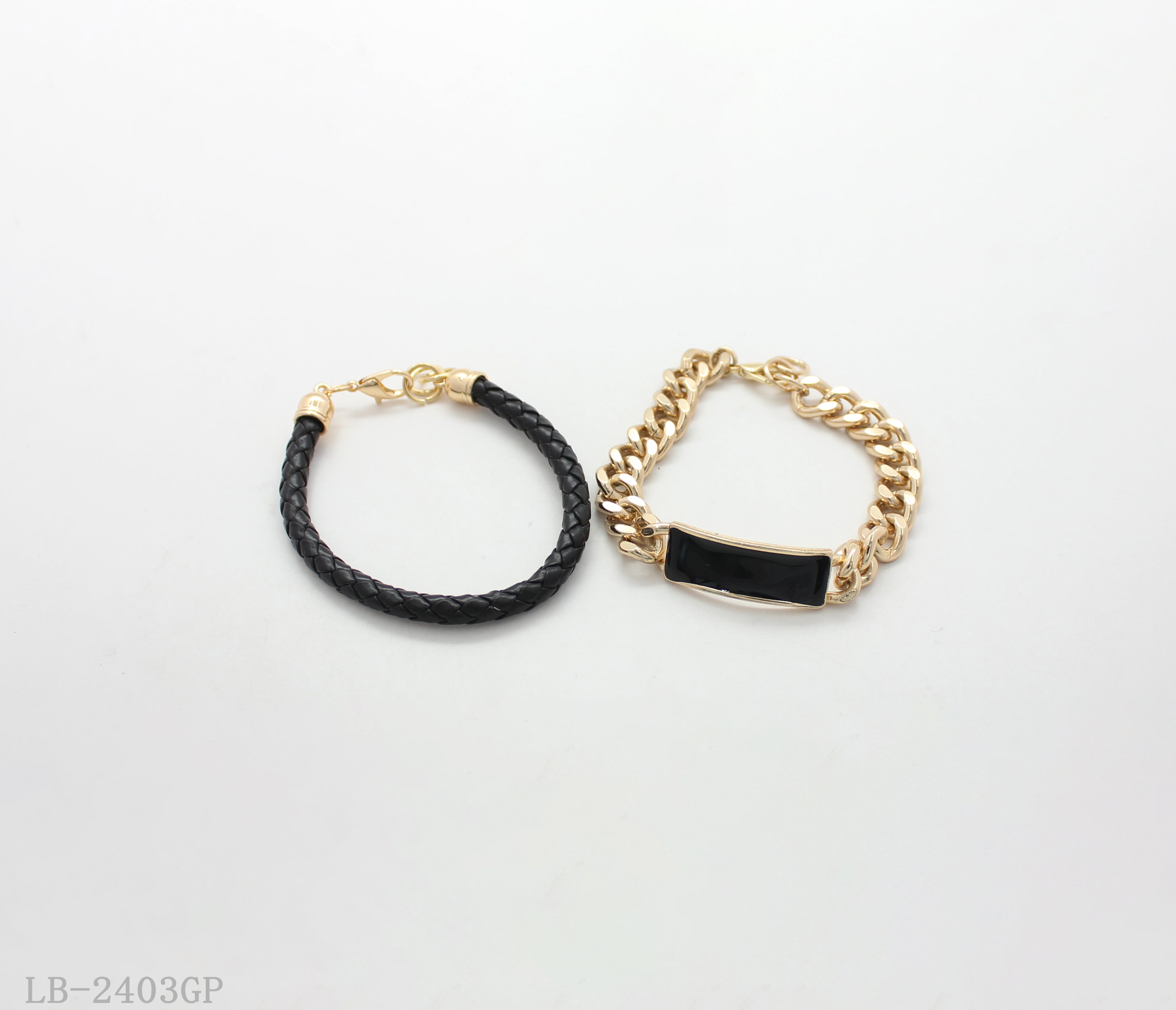 Iron Zinc Alloy PU Epoxy Open Cuff Bangle Bracelet for Women | Two-Tone Gold Plated OEM ODM Wholesale Fashion Jewelry
