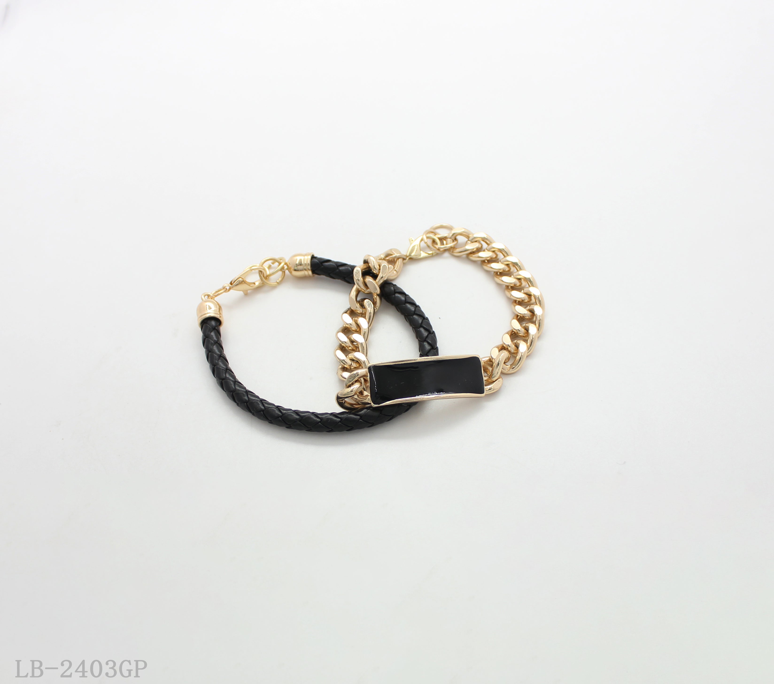 Iron Zinc Alloy PU Epoxy Open Cuff Bangle Bracelet for Women | Two-Tone Gold Plated OEM ODM Wholesale Fashion Jewelry