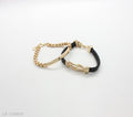 2-Piece Open Cuff Bangle Bracelet Set for Women | Iron Zinc Alloy PU Imitation Gold Plated OEM ODM Wholesale Jewelry