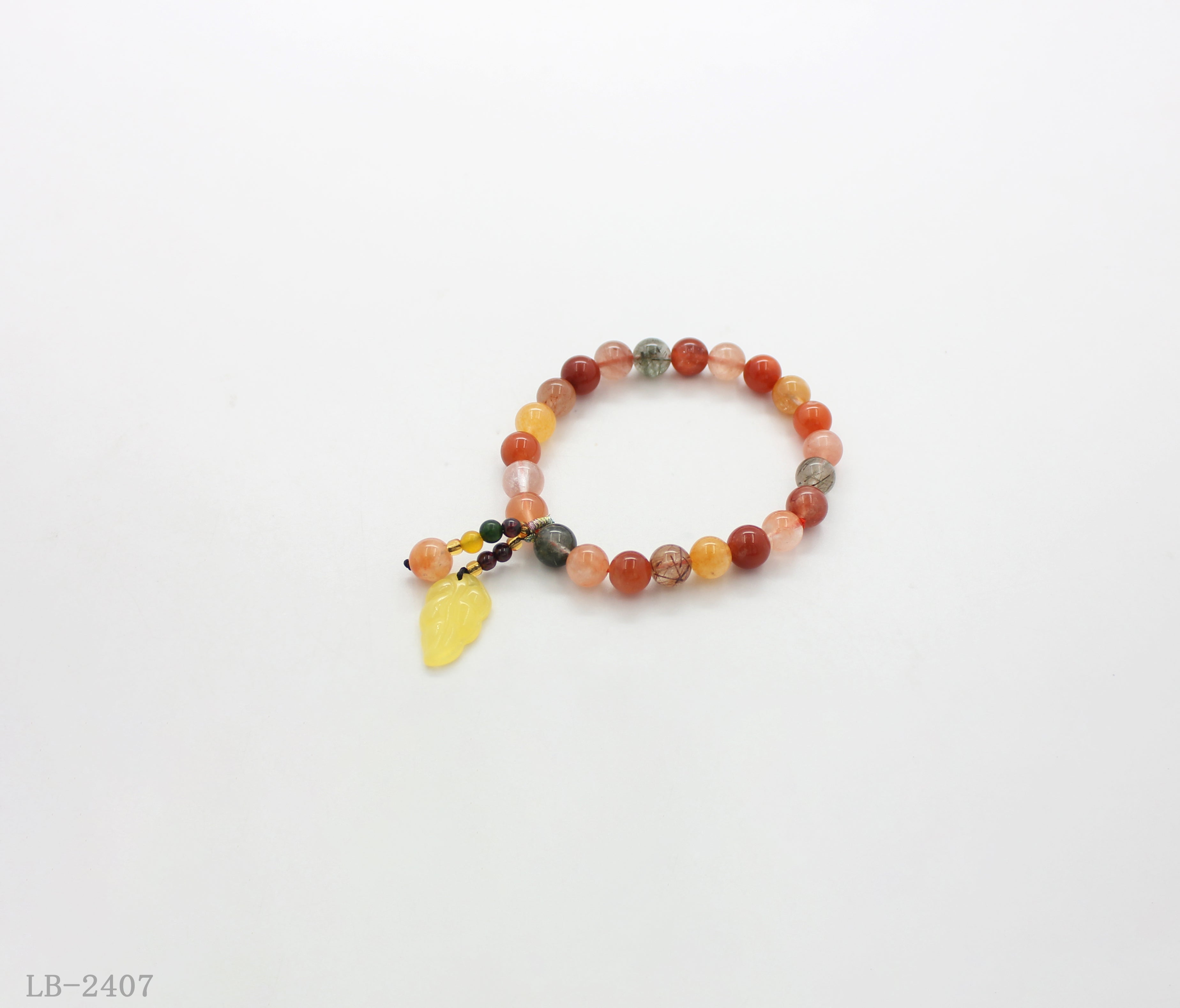 Crystal Beaded Bracelet with Charm Pendant for Women | OEM ODM Wholesale Fashion Jewelry
