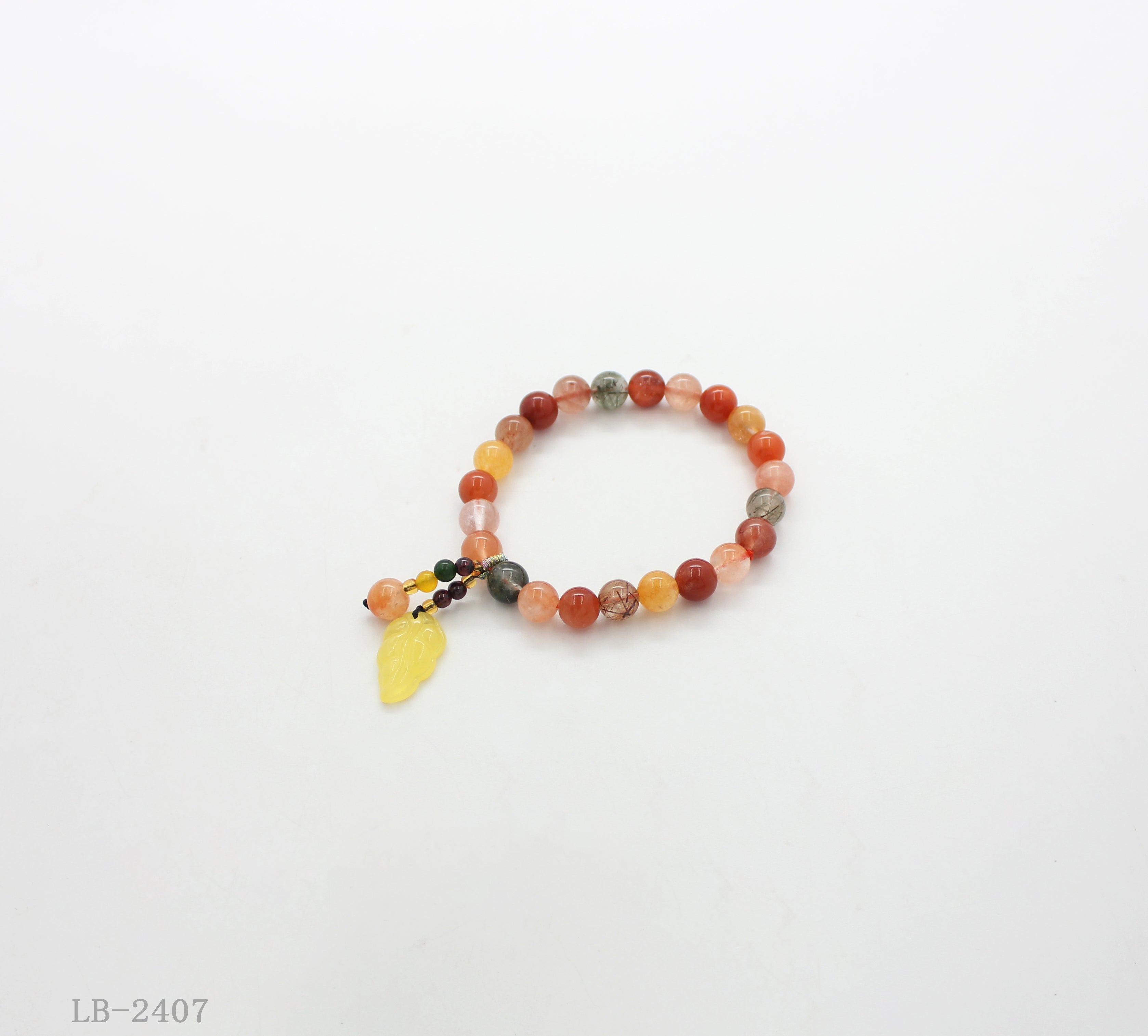 Crystal Beaded Bracelet with Charm Pendant for Women | OEM ODM Wholesale Fashion Jewelry
