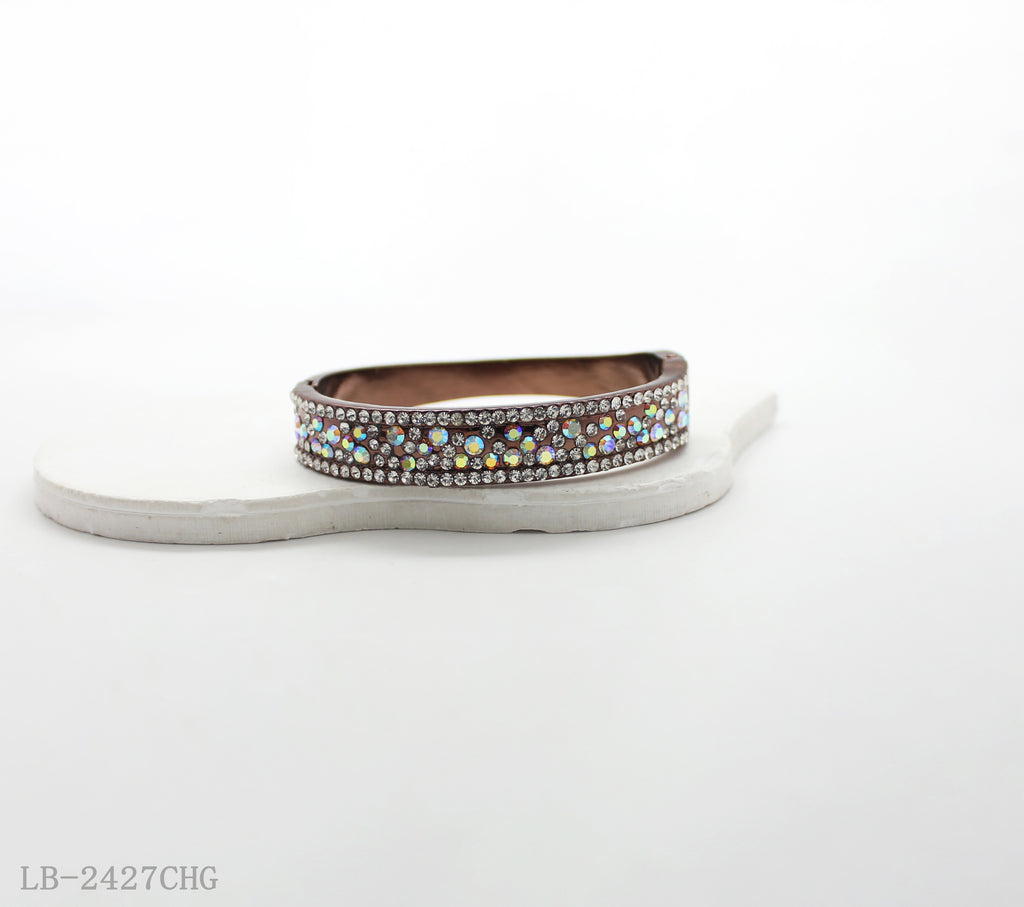 Zinc Alloy Glass Gemstone Bracelet for Women | Imitation Gold Plated OEM ODM Wholesale Fashion Jewelry