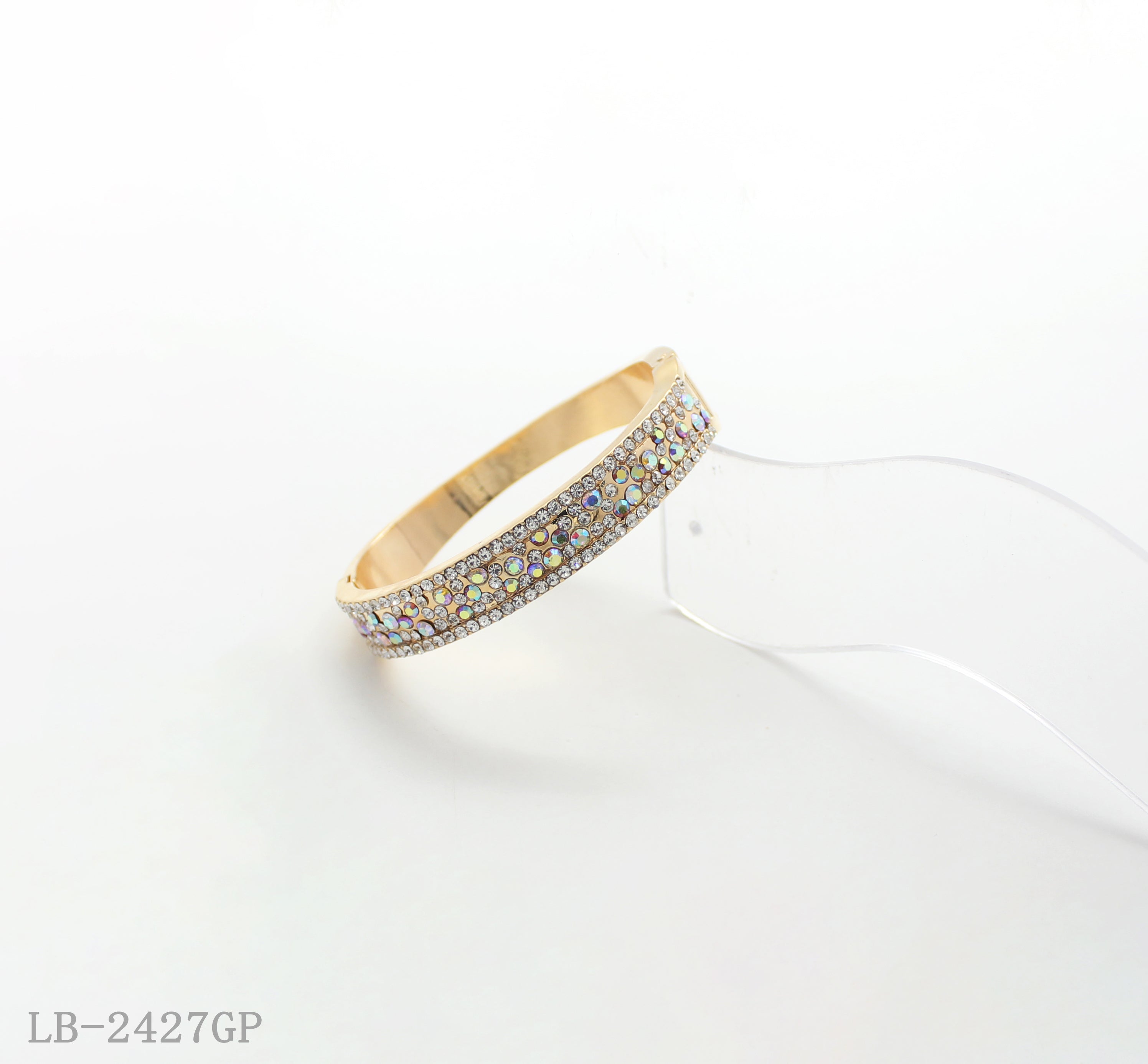 Zinc Alloy Glass Gemstone Bracelet for Women | Imitation Chocolate Gold Plated OEM ODM Wholesale Fashion Jewelry