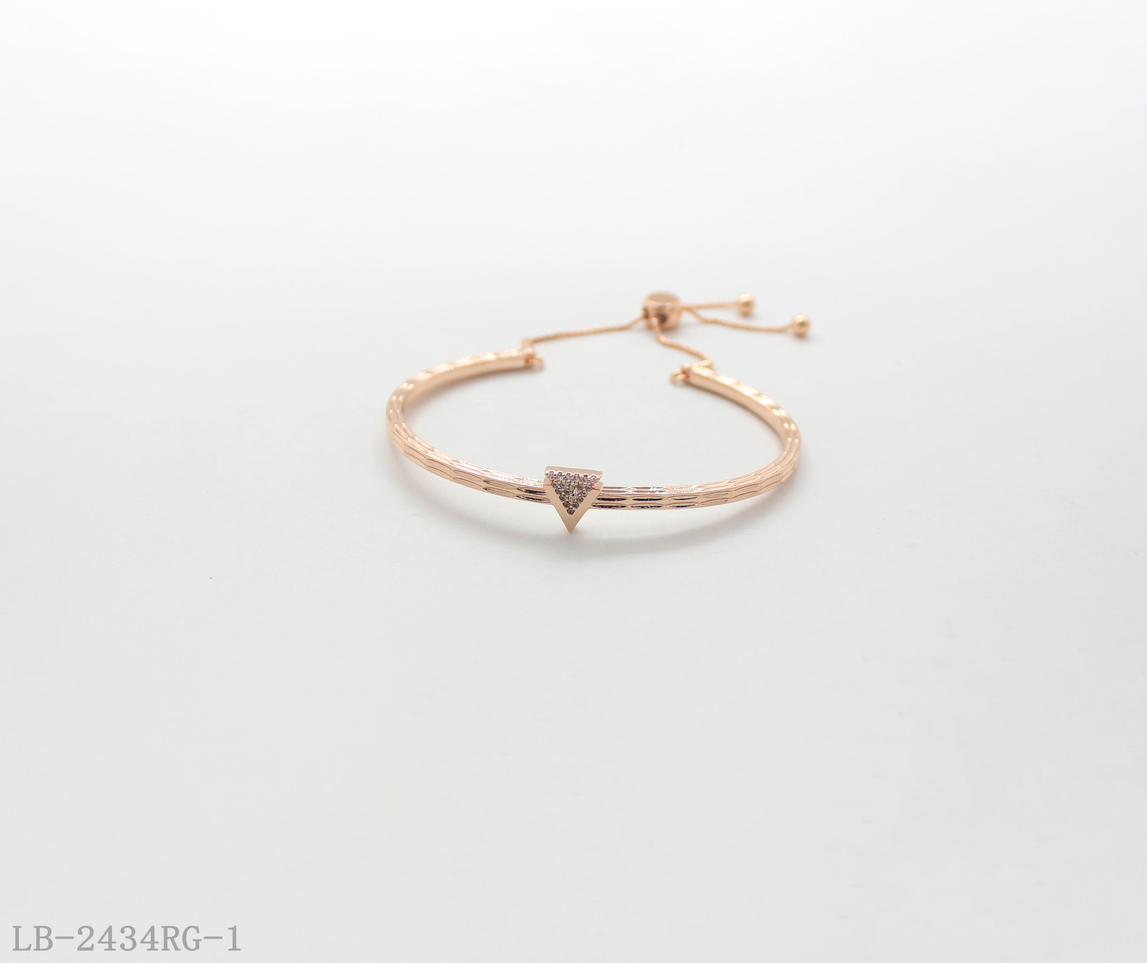 Copper + Zircon Bracelet for Women | Imitation Rose Gold Plated OEM ODM Wholesale Fashion Jewelry