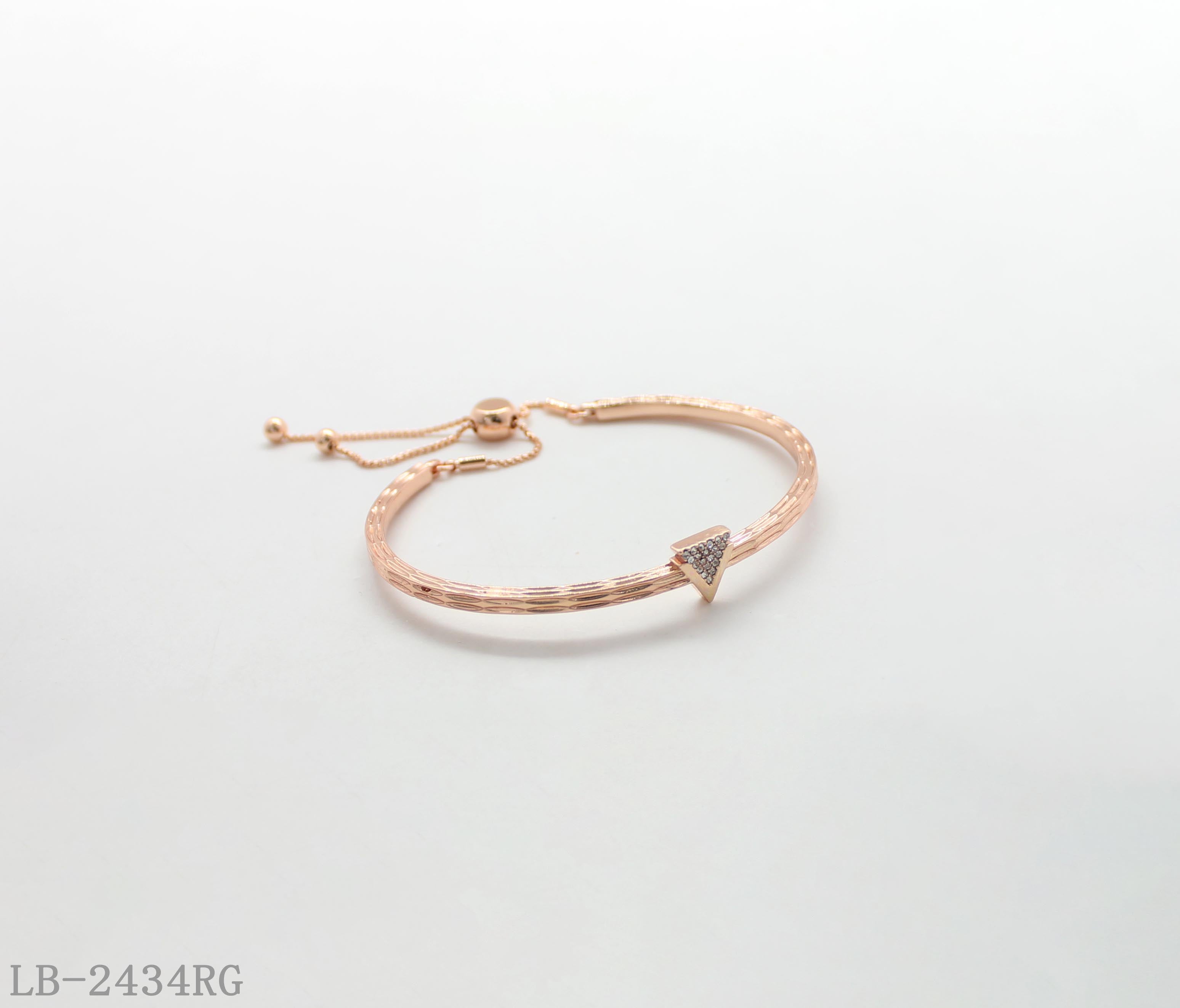Copper + Glass Gemstone Bracelet for Women | Imitation Rose Gold Plated OEM ODM Wholesale Fashion Jewelry