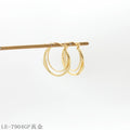 Copper Steel Needle Mini Hoop Earrings with 1–2 mils Real Gold Plating for Women | OEM ODM Wholesale Fashion Jewelry Manufacturer