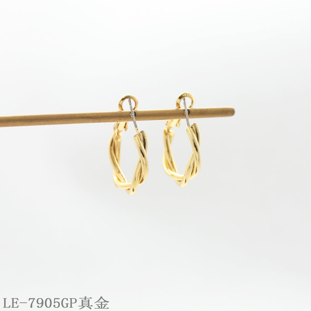 Copper Steel Needle Mini Hoop Earrings with 1–2 mils Real Gold Plating for Women | OEM ODM Wholesale Fashion Jewelry Manufacturer