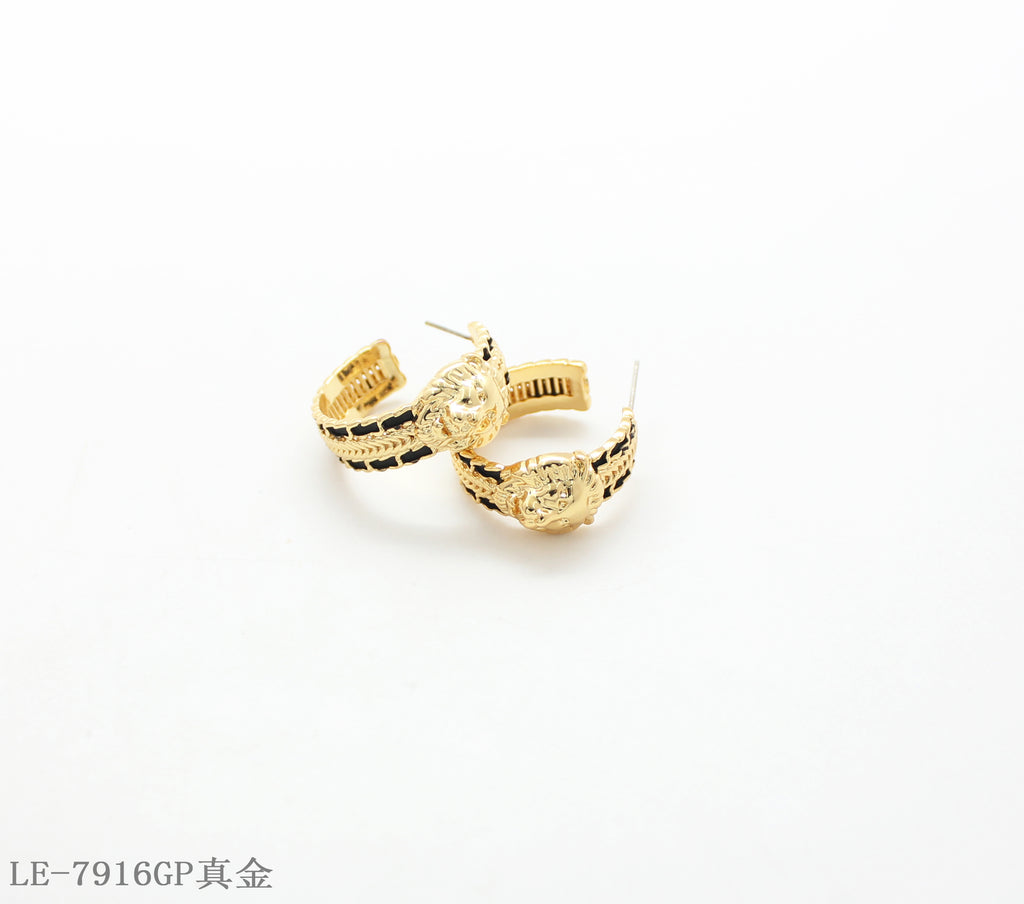 Copper 925 Silver Needle Cylinder Barrel Stud Earrings with 1–2 mils Real Gold Plating for Women | OEM ODM Wholesale Fashion Jewelry Manufacturer