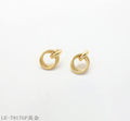 Copper 925 Silver Needle Mini Open Circle Stud Earrings with 1–2 mils Real Gold Plating for Women | OEM ODM Wholesale Fashion Jewelry Manufacturer