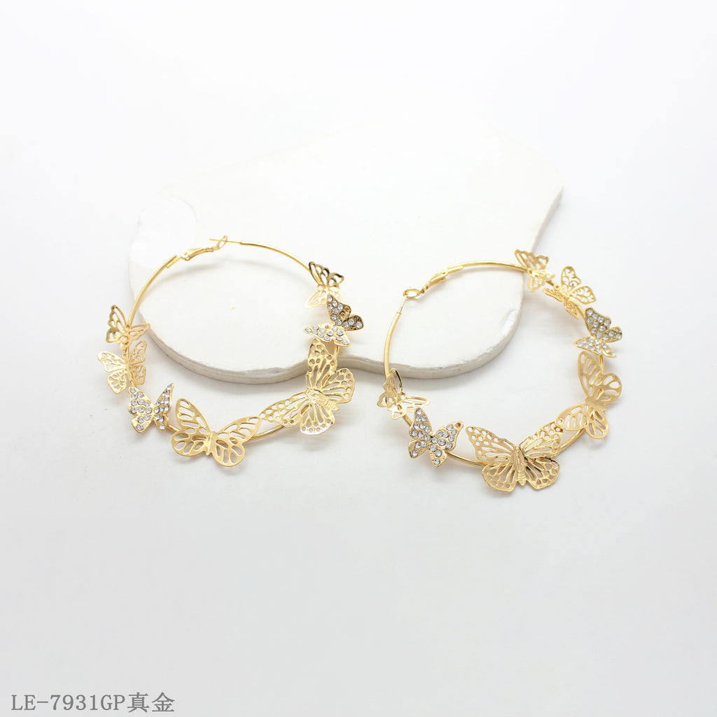 LE-7931GP Wholesale Earring | OEM ODM Custom Fashion Jewelry Manufacturer