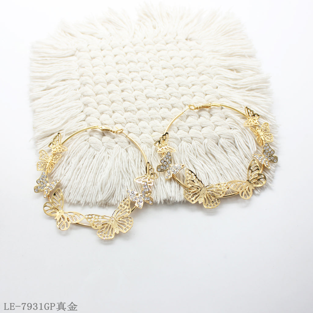 LE-7931GP Wholesale Earring | OEM ODM Custom Fashion Jewelry Manufacturer