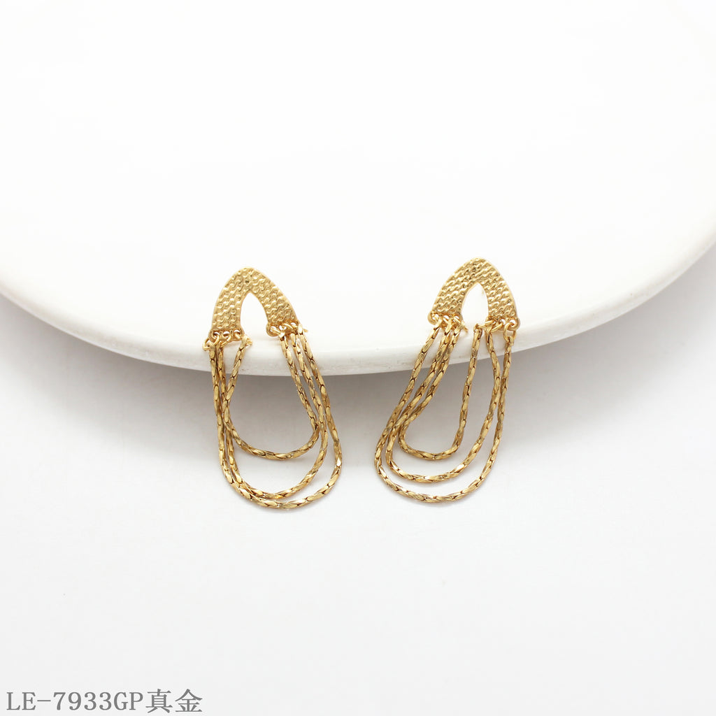 LE-7933GP Wholesale Earring | OEM ODM Custom Fashion Jewelry Manufacturer