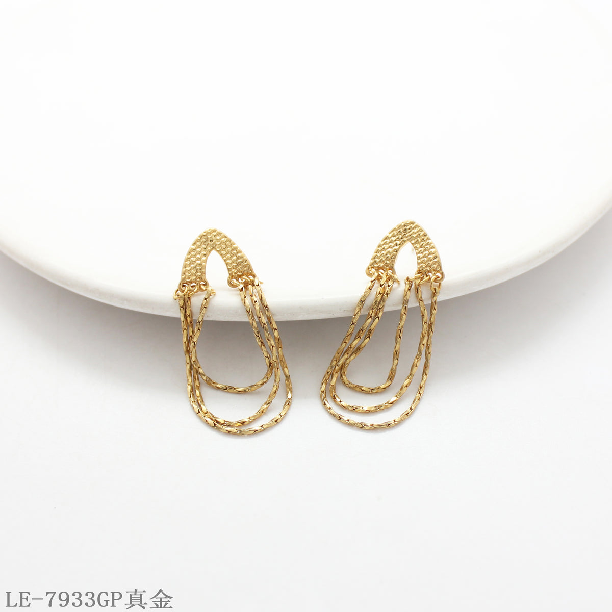 LE-7933GP Wholesale Earring | OEM ODM Custom Fashion Jewelry Manufacturer