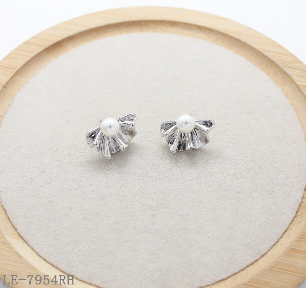 Acrylic Pearl Earrings