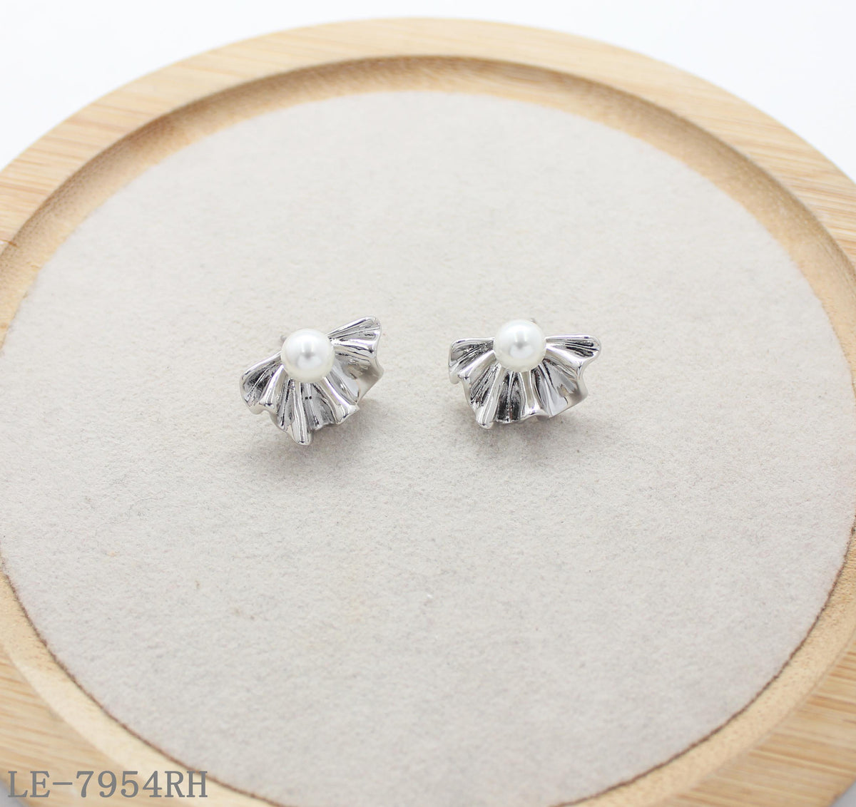 Acrylic Pearl Earrings