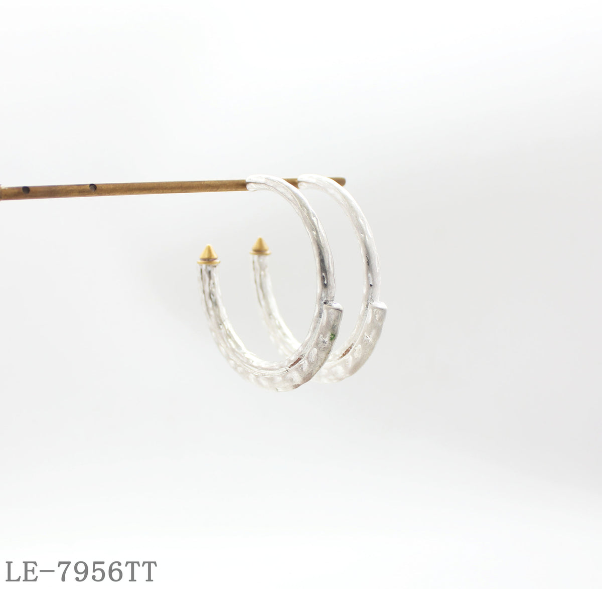 Hand-Painted Metal Earrings