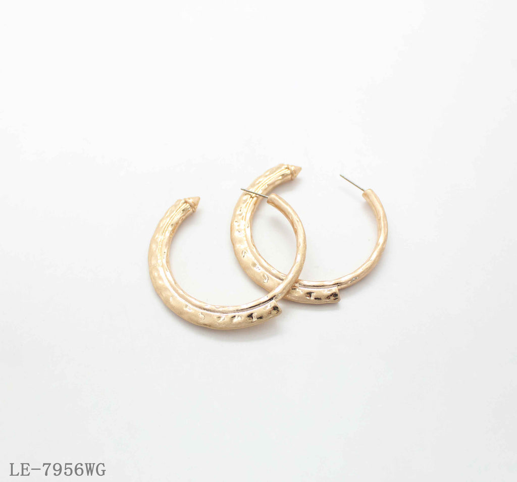 Warm Gold-Tone Earrings