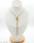 Lariat Style Sliding Buckle Adjustable Fine Snake Chain Stainless Steel Layering Necklace | Factory Direct Wholesale