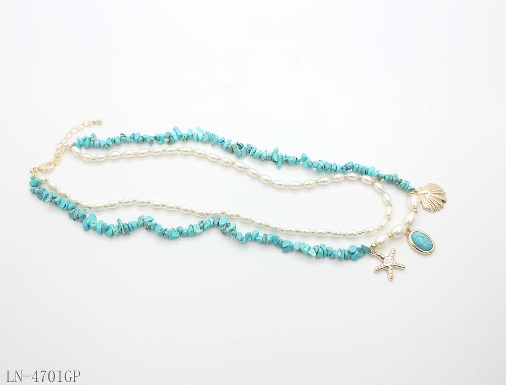 LN-4701GP Wholesale Necklace | OEM ODM Custom Fashion Jewelry Manufacturer