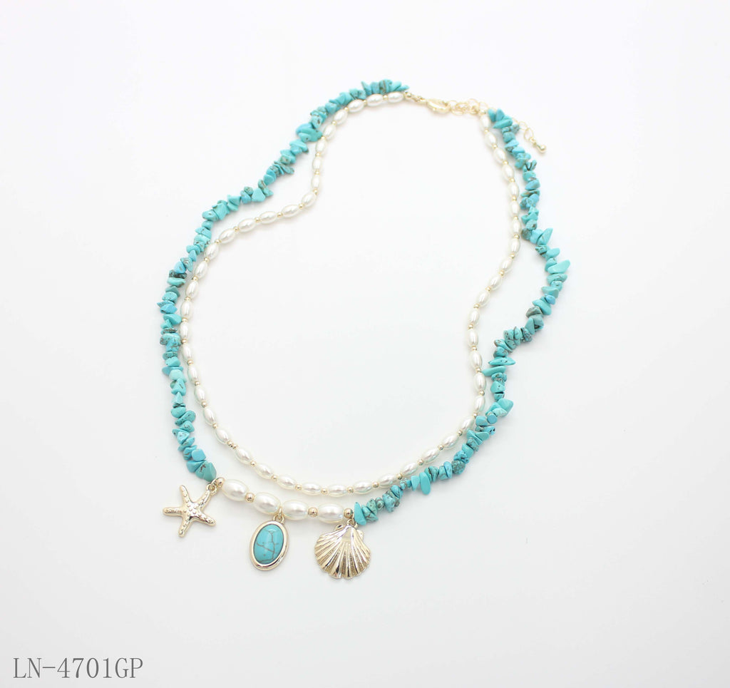 LN-4701GP Wholesale Necklace | OEM ODM Custom Fashion Jewelry Manufacturer
