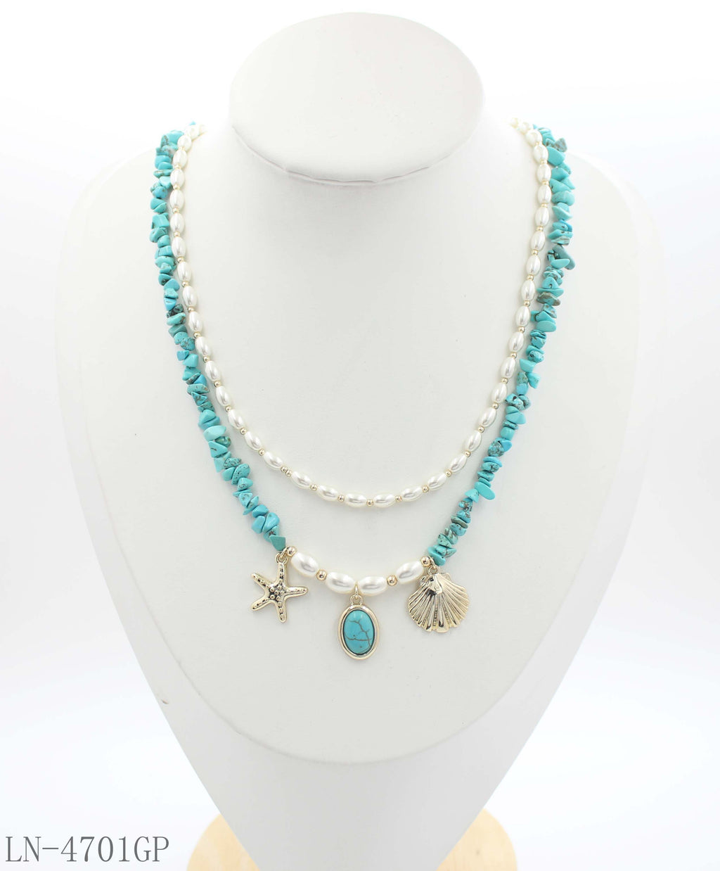 LN-4701GP Wholesale Necklace | OEM ODM Custom Fashion Jewelry Manufacturer
