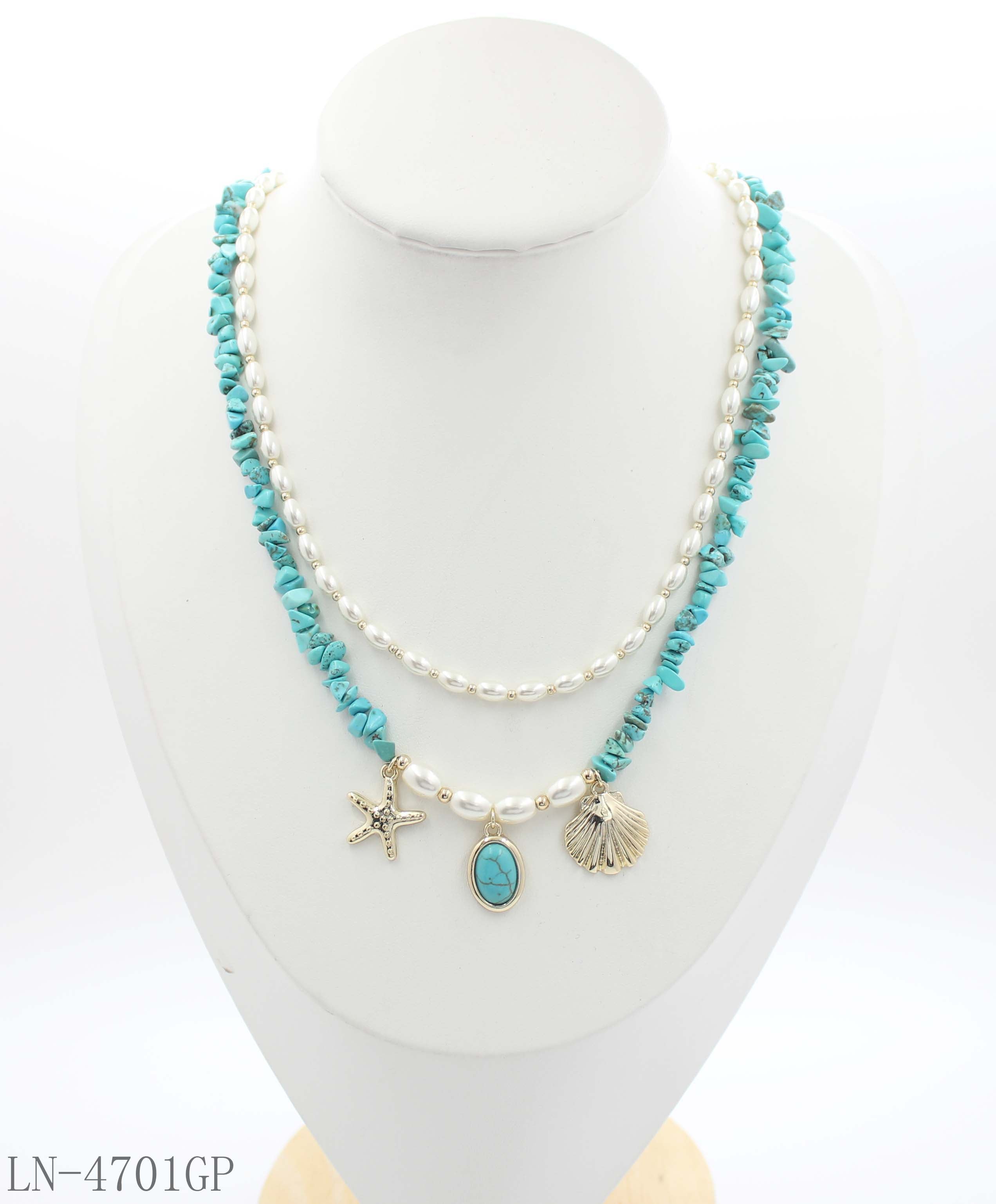LN-4701GP Wholesale Necklace | OEM ODM Custom Fashion Jewelry Manufacturer