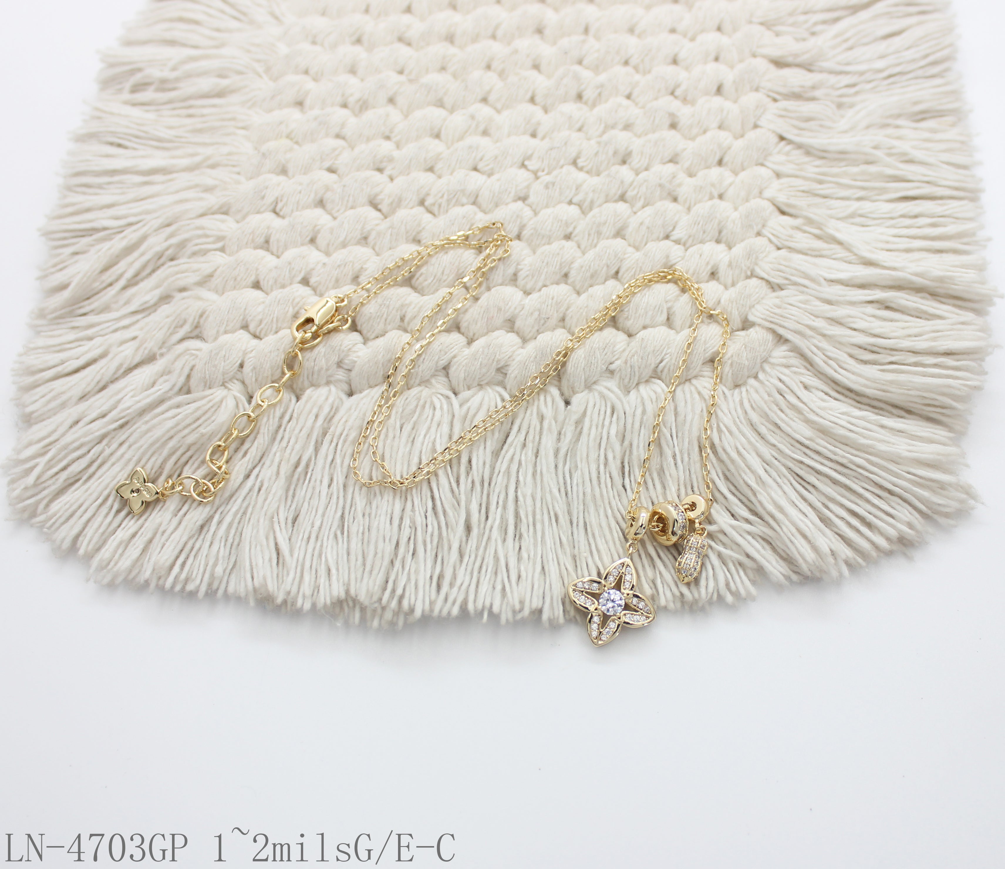 LN-4703GP 1~2milsG E-C Wholesale Necklace | OEM ODM Custom Fashion Jewelry Manufacturer
