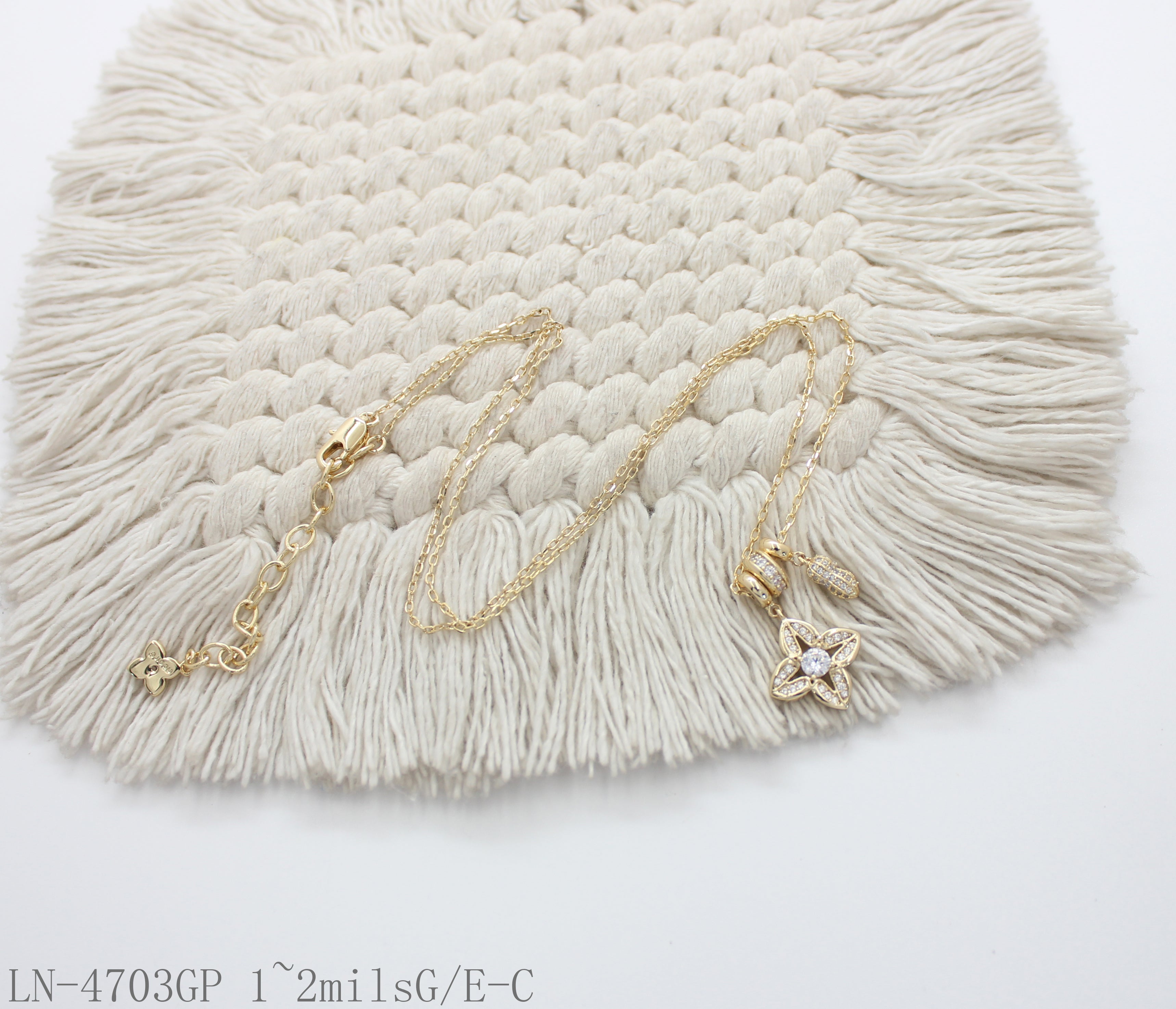 LN-4703GP 1~2milsG E-C Wholesale Necklace | OEM ODM Custom Fashion Jewelry Manufacturer