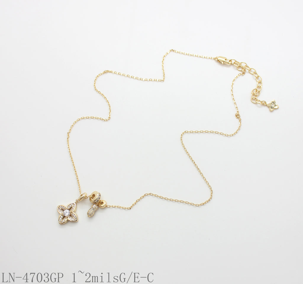 LN-4703GP 1~2milsG E-C Wholesale Necklace | OEM ODM Custom Fashion Jewelry Manufacturer