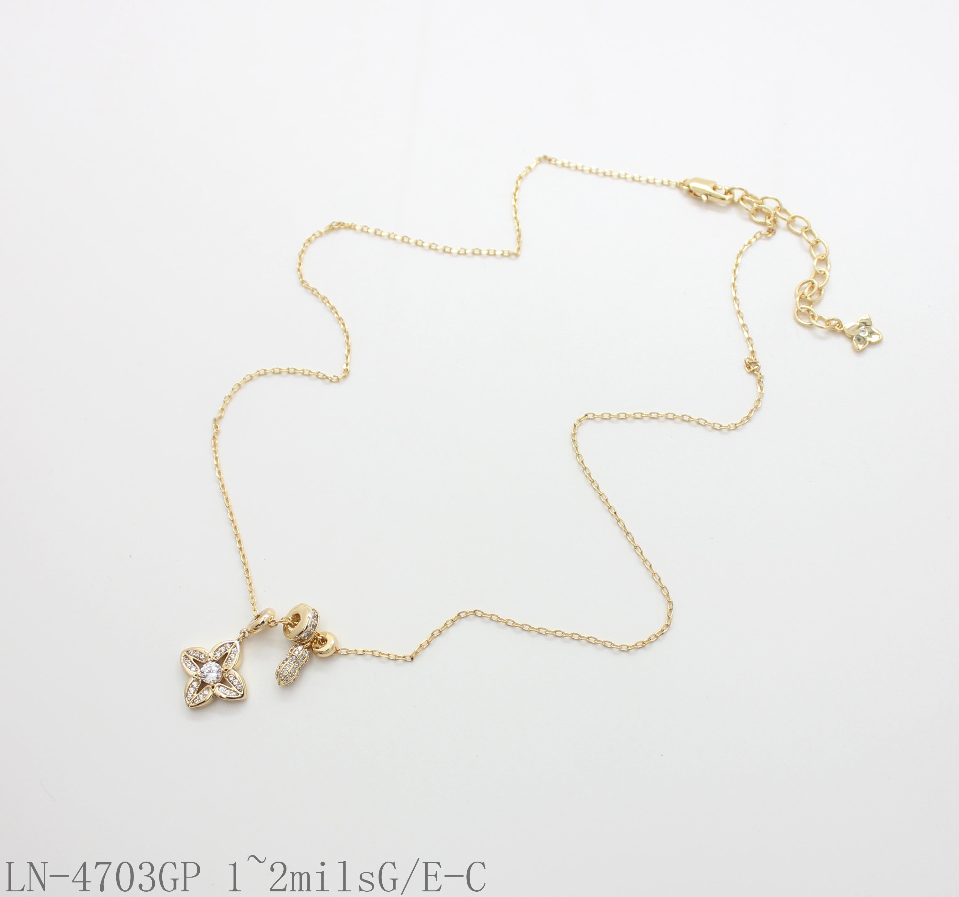 LN-4703GP 1~2milsG E-C Wholesale Necklace | OEM ODM Custom Fashion Jewelry Manufacturer