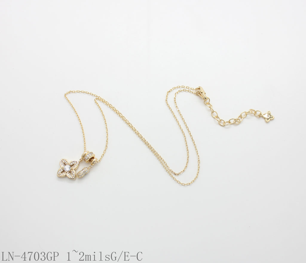 LN-4703GP 1~2milsG E-C Wholesale Necklace | OEM ODM Custom Fashion Jewelry Manufacturer