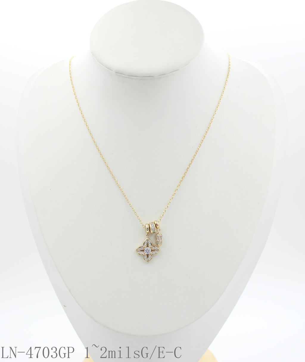 LN-4703GP 1~2milsG E-C Wholesale Necklace | OEM ODM Custom Fashion Jewelry Manufacturer