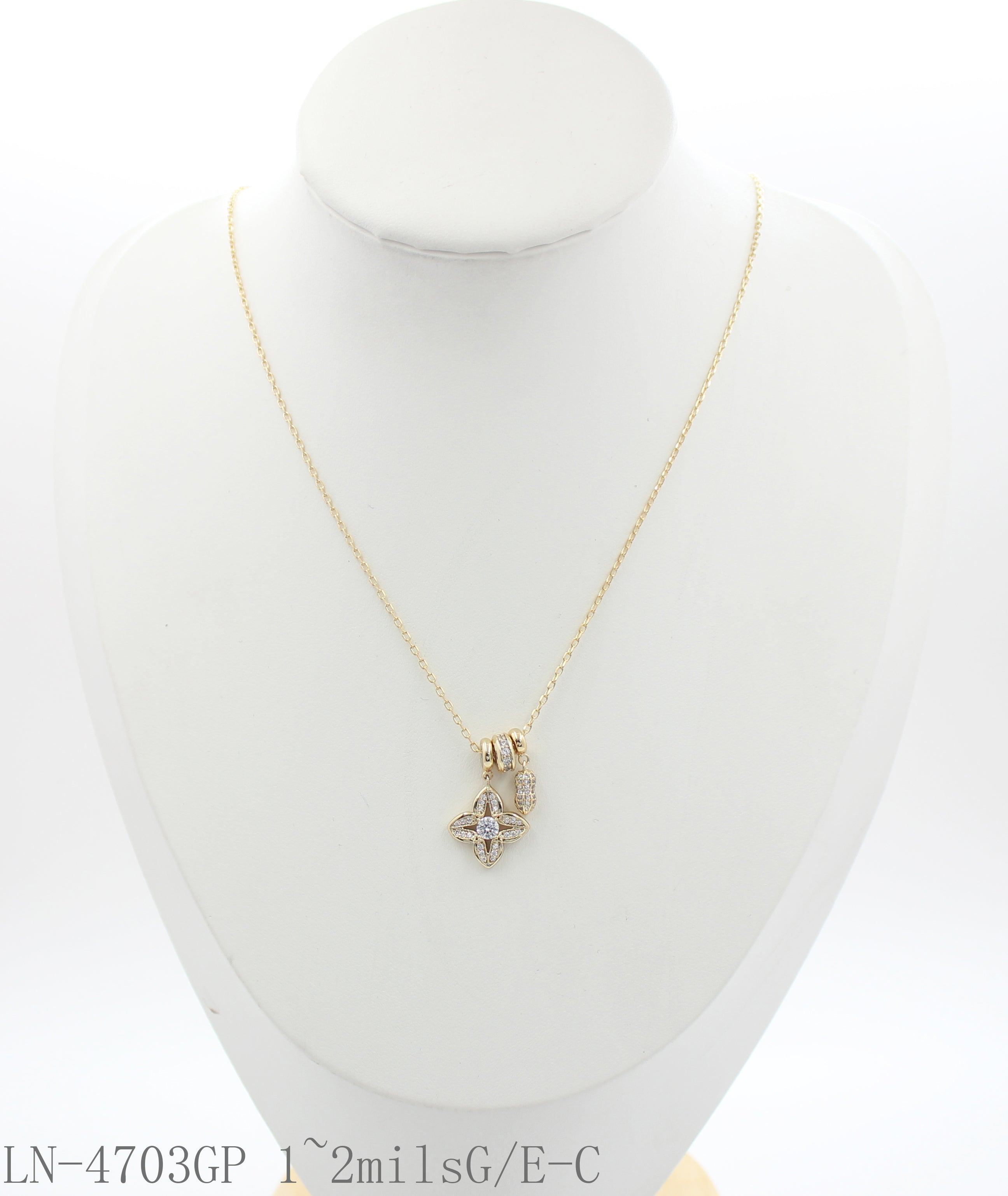 LN-4703GP 1~2milsG E-C Wholesale Necklace | OEM ODM Custom Fashion Jewelry Manufacturer