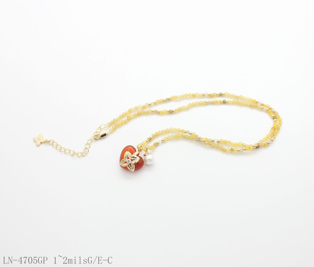 LN-4705GP 1~2milsG E-C Wholesale Necklace | OEM ODM Custom Fashion Jewelry Manufacturer
