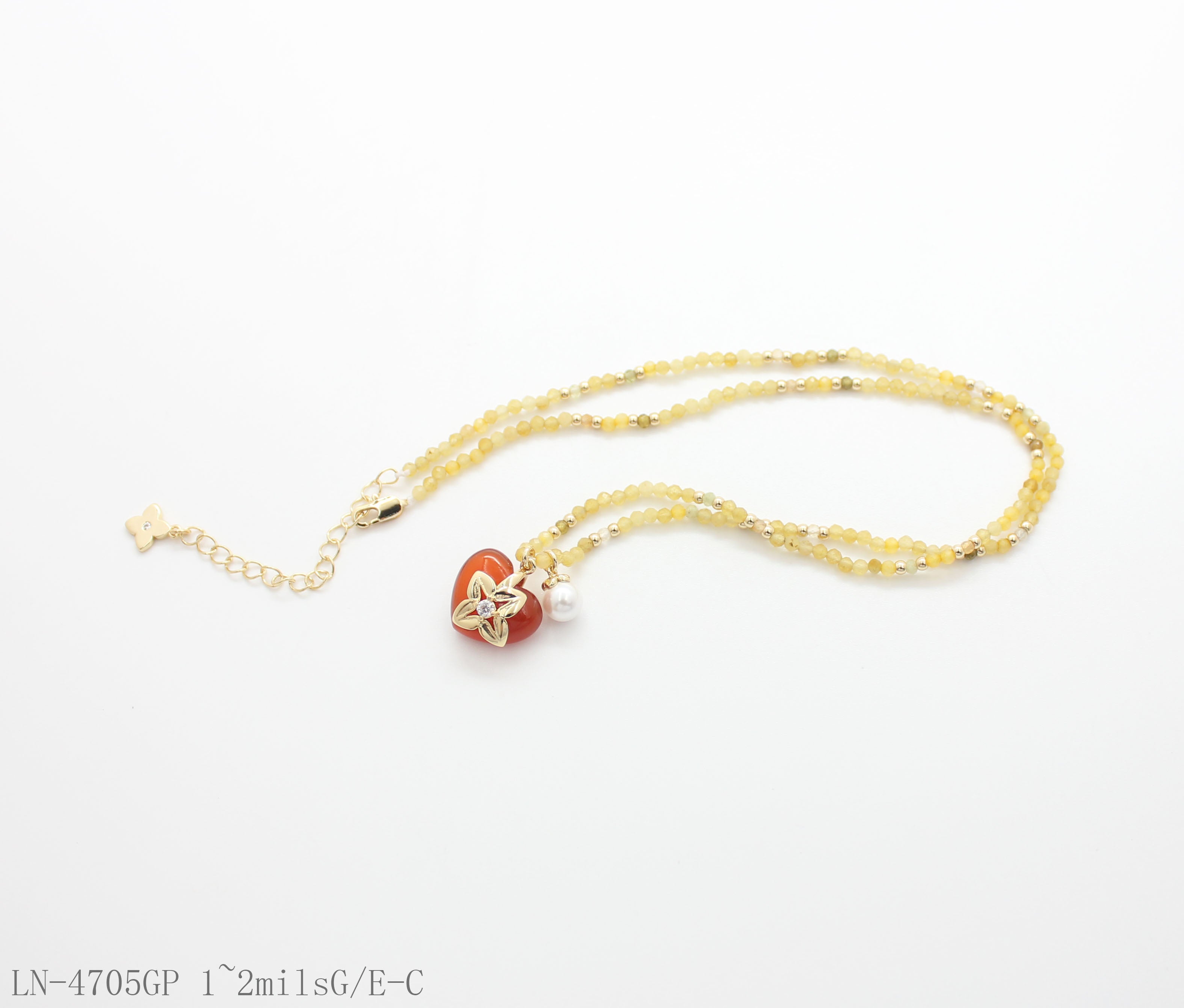 LN-4705GP 1~2milsG E-C Wholesale Necklace | OEM ODM Custom Fashion Jewelry Manufacturer