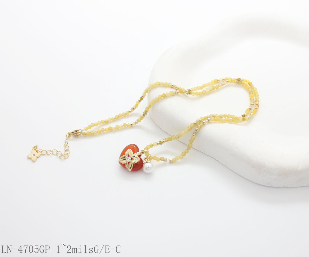 LN-4705GP 1~2milsG E-C Wholesale Necklace | OEM ODM Custom Fashion Jewelry Manufacturer