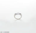 Chain-Link Toggle Rhodium Plated Copper Minimalist Statement Ring | Factory Direct Wholesale