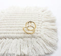 Knot Heart Gold Plated Copper Minimalist Statement Ring | Factory Direct Wholesale