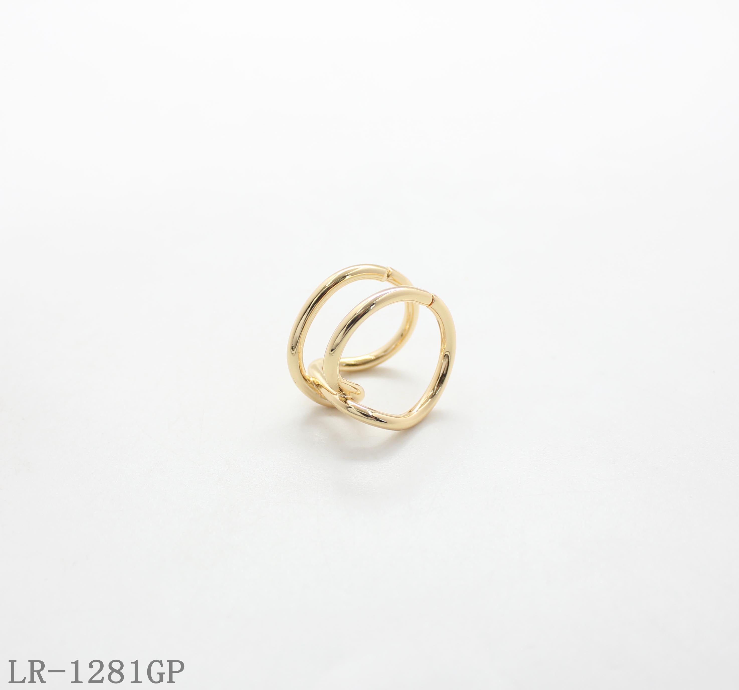 Knot Heart Gold Plated Copper Minimalist Statement Ring | Factory Direct Wholesale