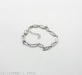 Elongated Paperclip Link Adjustable Stainless Steel Minimalist Bracelet | Factory Direct Wholesale