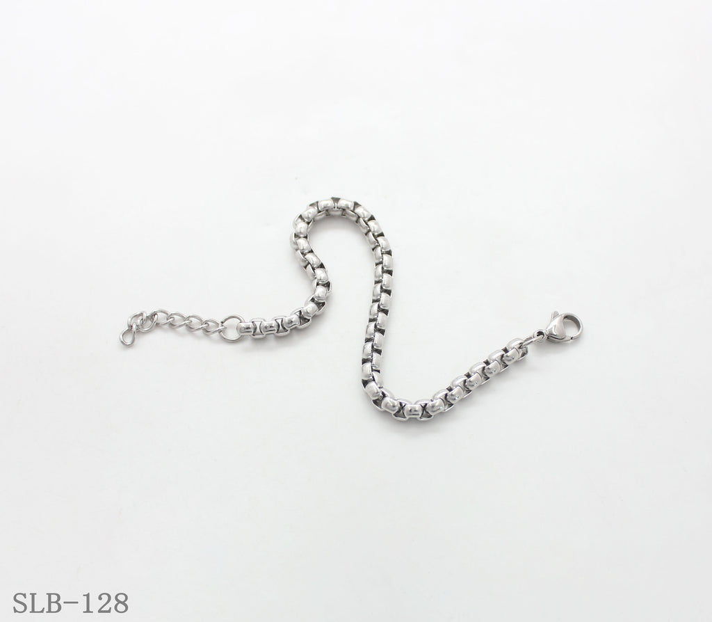 Smooth Round Box Chain Adjustable Stainless Steel Minimalist Daily Bracelet | Factory Direct Wholesale